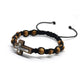 Handcrafted Wooden Cross Bracelet – Adjustable Christian Jewelry for Women